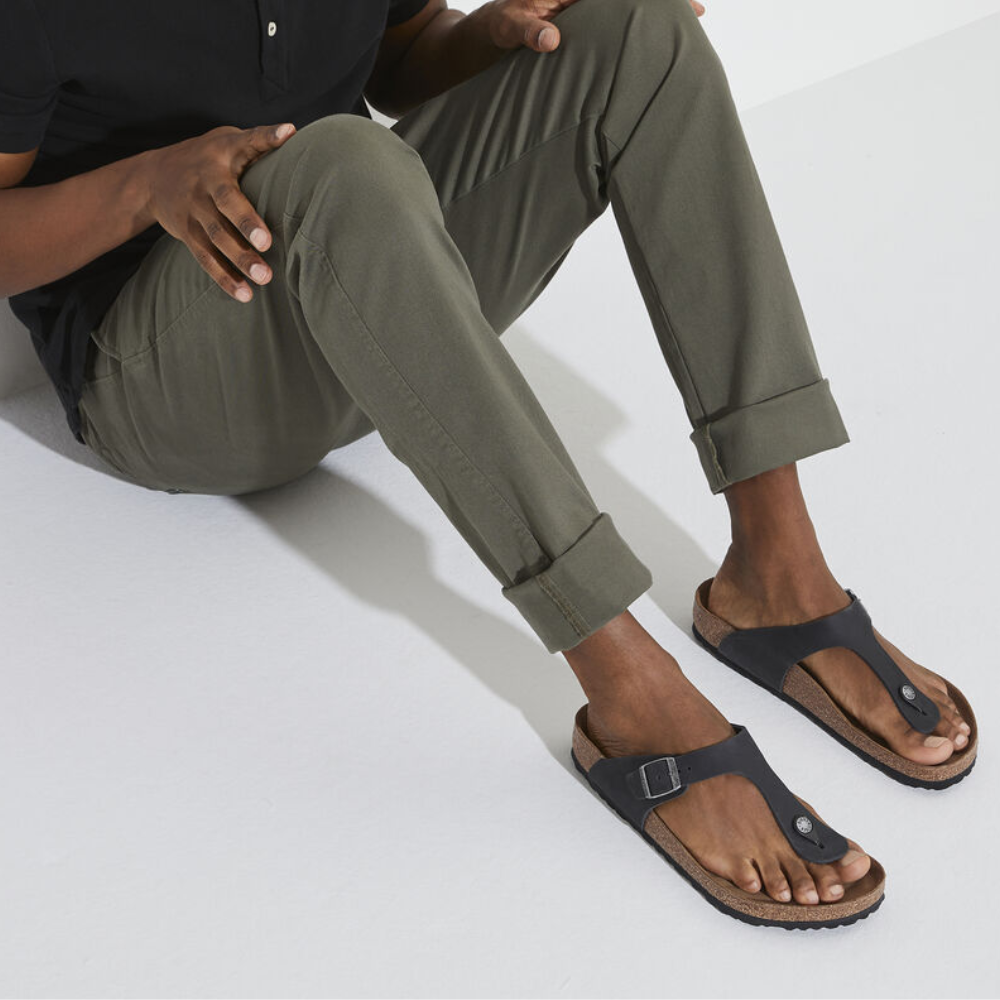 Birkenstock Gizeh Black Birko-Flor Sandal