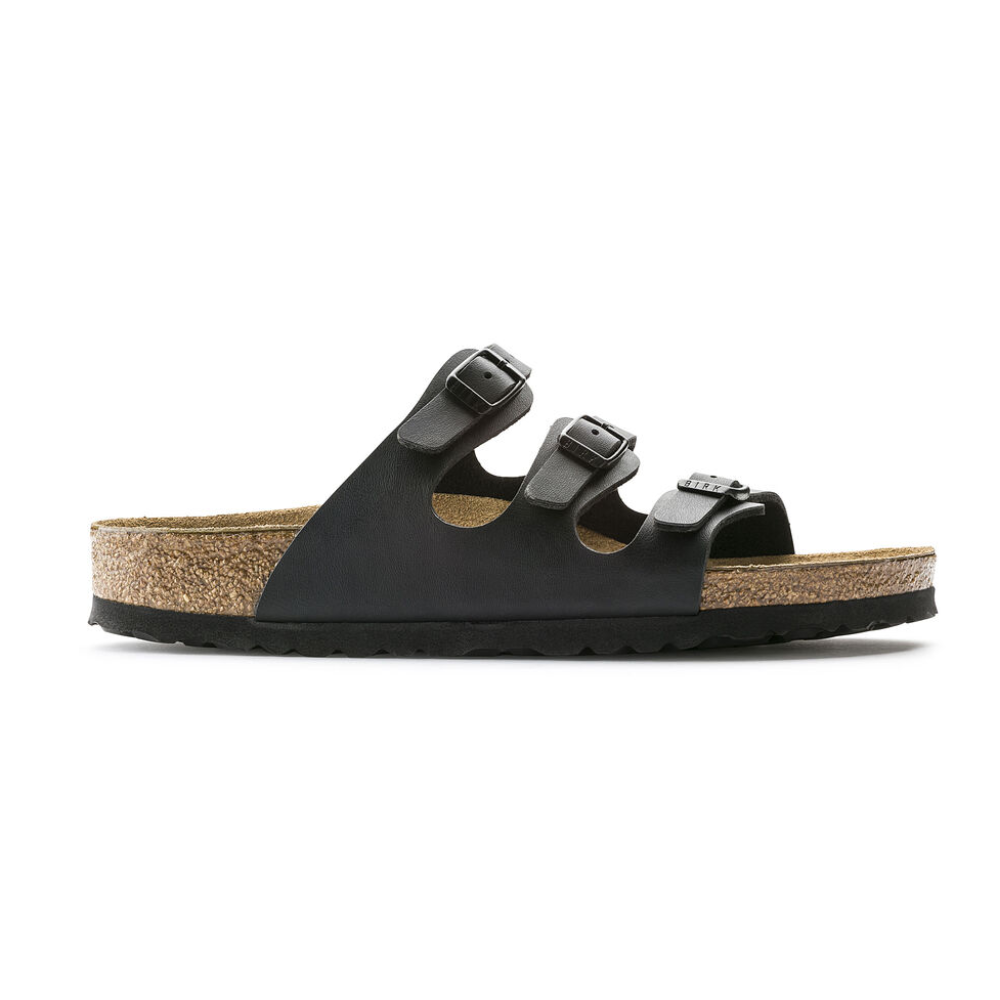 Birkenstock Florida Black Birko-Flor (Soft Footbed)
