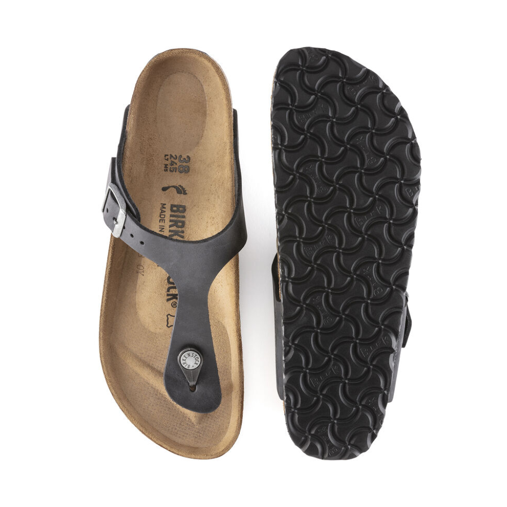 Birkenstock Gizeh Black Birko-Flor Sandal