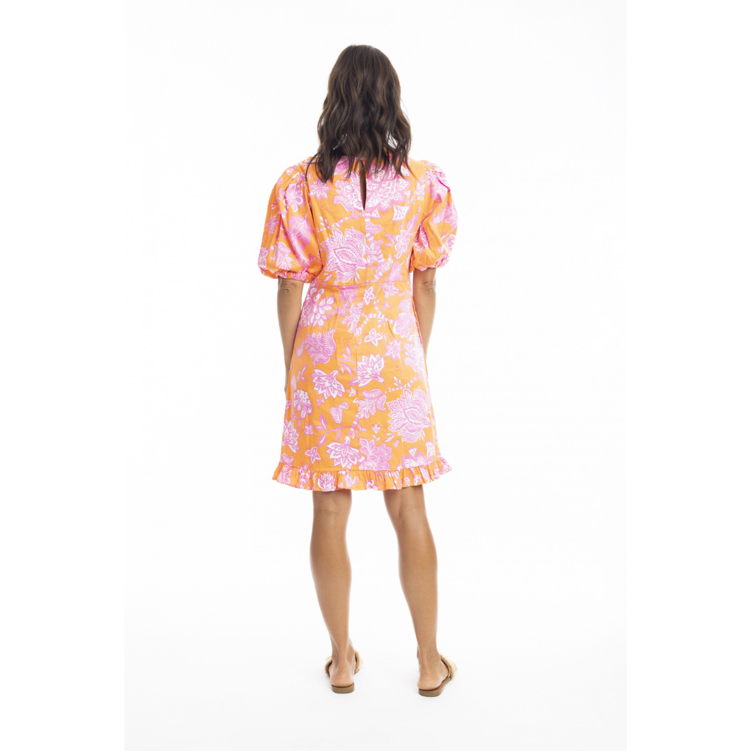 Orientique Layla Bubble Sleeve Dress