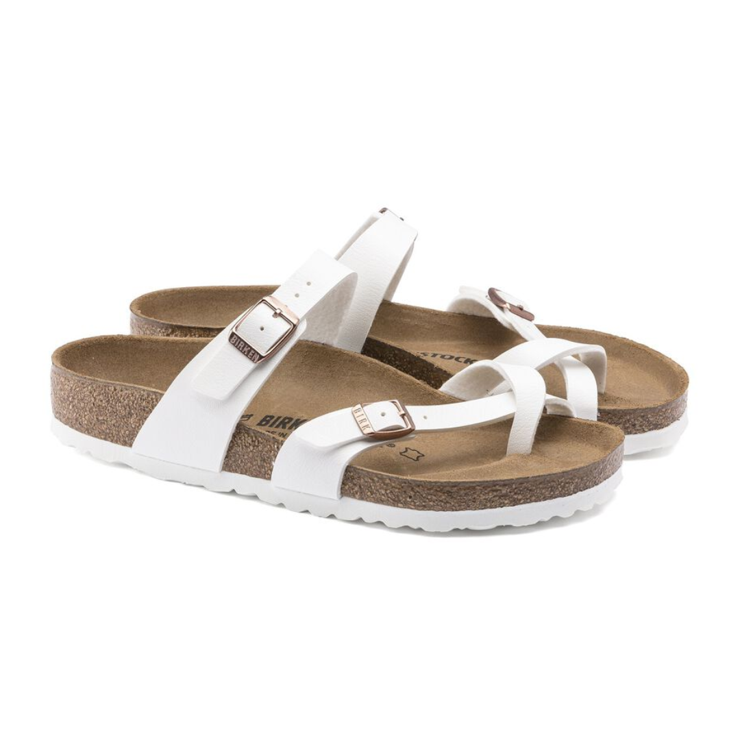 Birkenstock Mayari White Birko-Flor Sandals