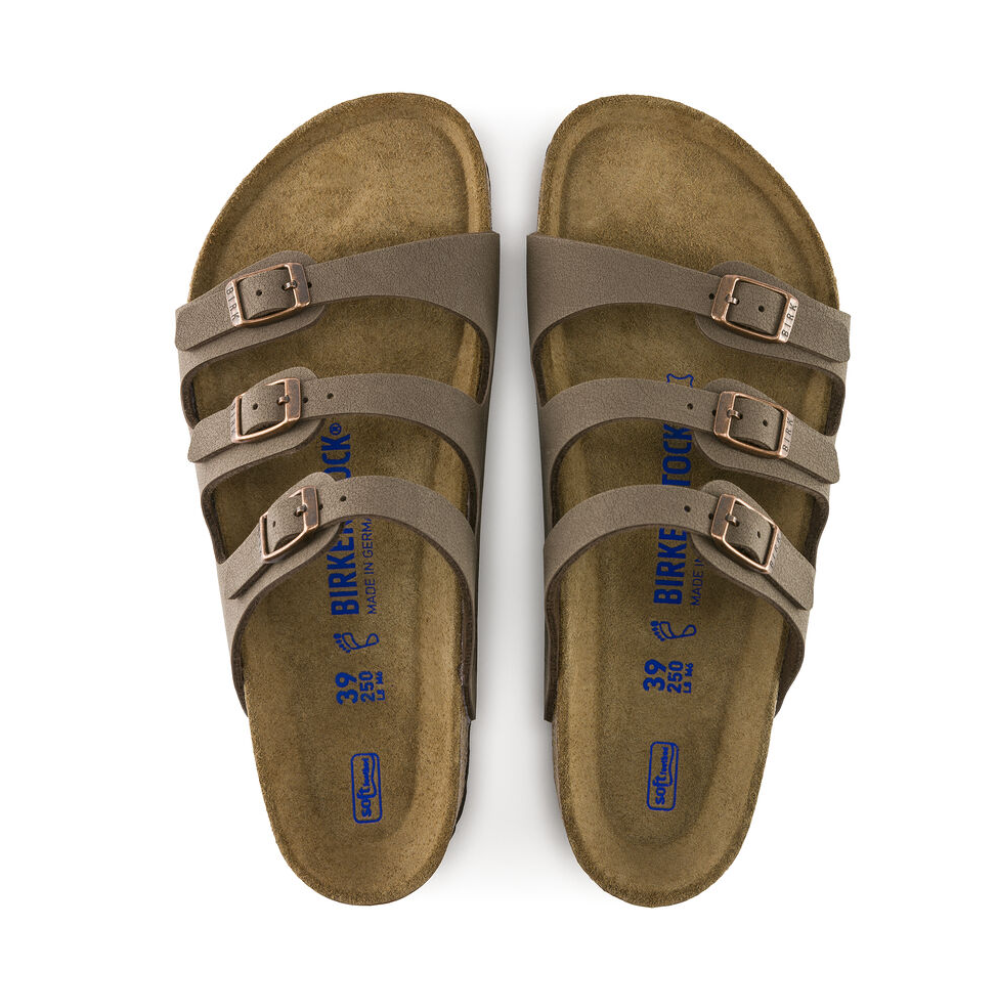 Birkenstock Florida Mocca BirkiBuc (Soft Footbed)