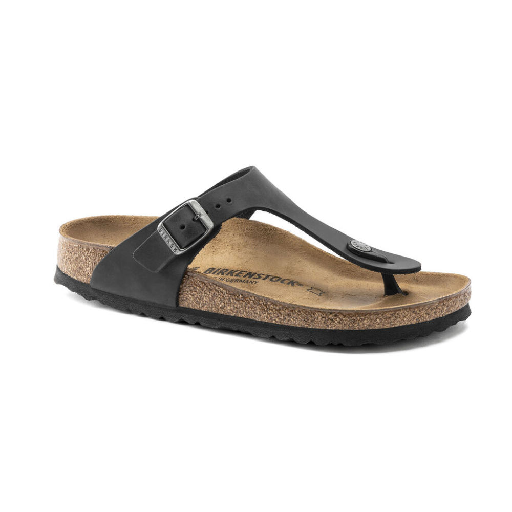 Birkenstock Gizeh Black Birko-Flor Sandal