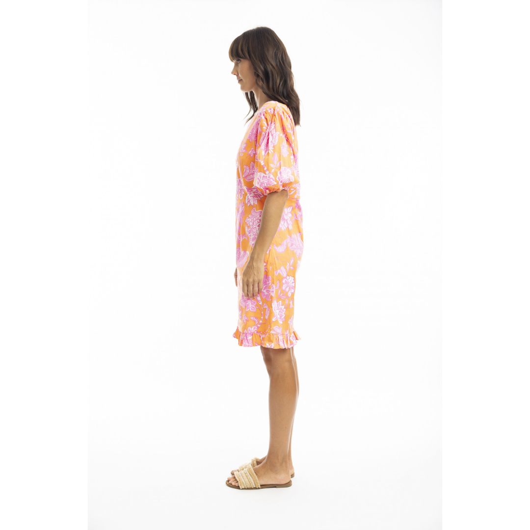 Orientique Layla Bubble Sleeve Dress